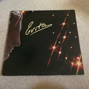 🎉 2x Host Pick! 🎉 Evita Soundtrack Vinyl Record Great Condition
